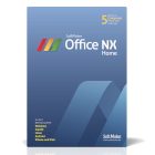 Eine Microsoft Office NX Home Box in den Farben dunkel- und hellgrau.